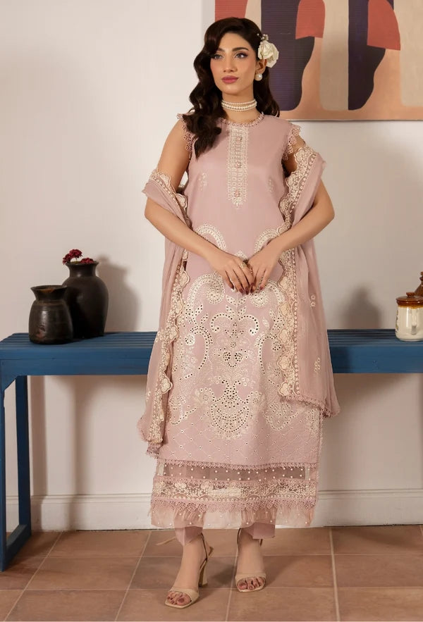 MERAKI BY HUMDUM UNSTITCHED LAWN D-04