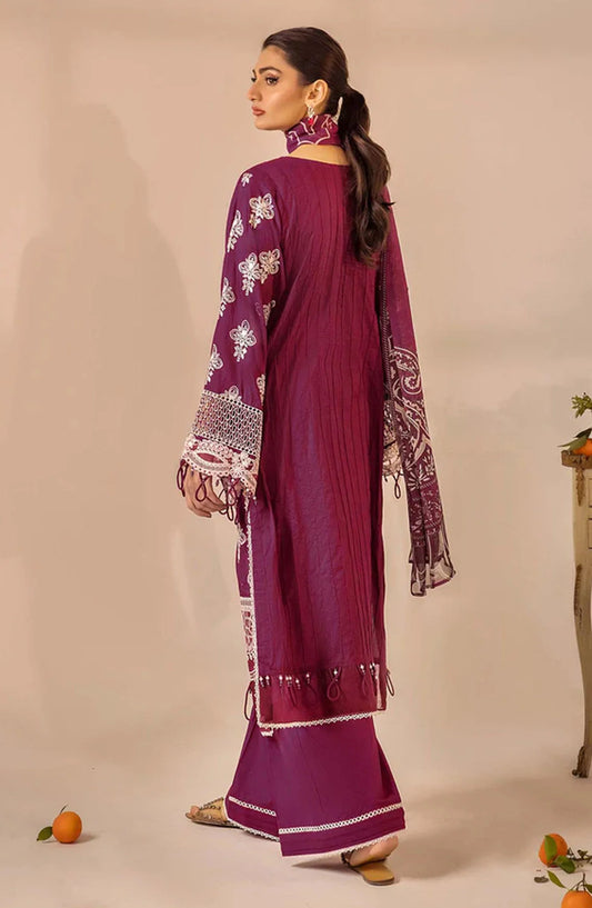 Adans Libas Embroidered Lawn Unstitched 3 Piece Suit - 4779