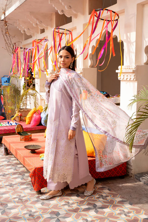 BASANT CHIKANKARI LUXURY BY FLORENT UNSTITCHED| 2026-FBC - 2B