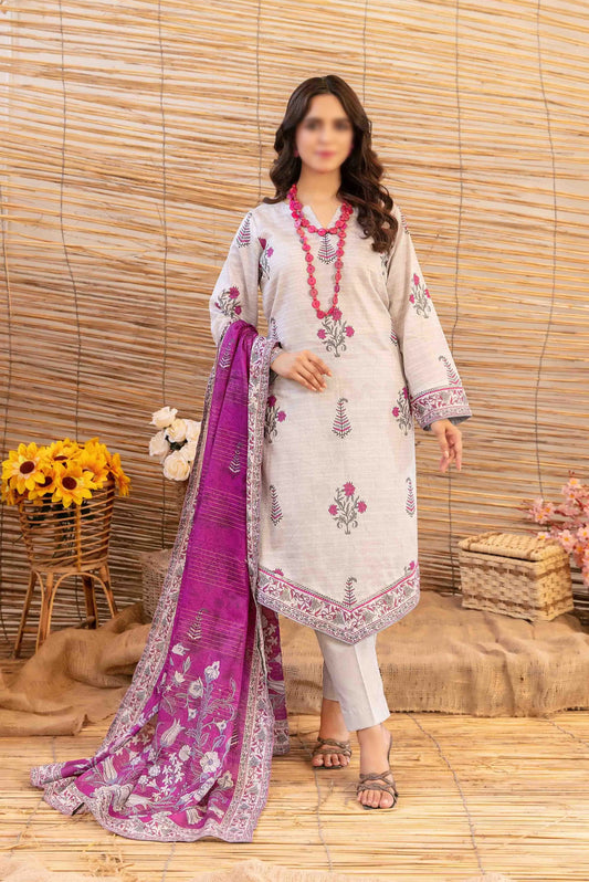 Mylah Lawn Slub Digital Print Un Stitched By Tawakkal Fab D-2023