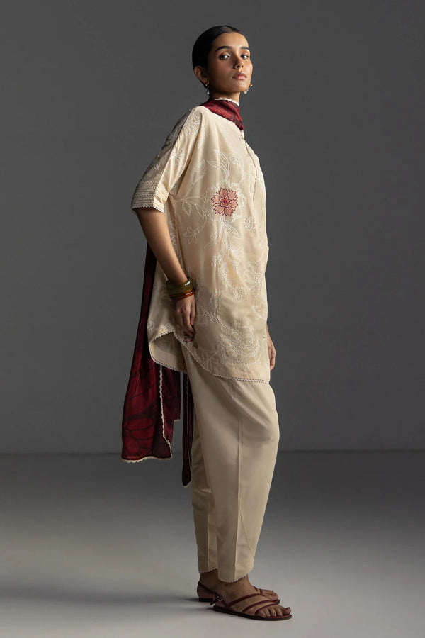COCO BY ZARA SHAHJAHAN UN-STITCHED 3PC | 04 A