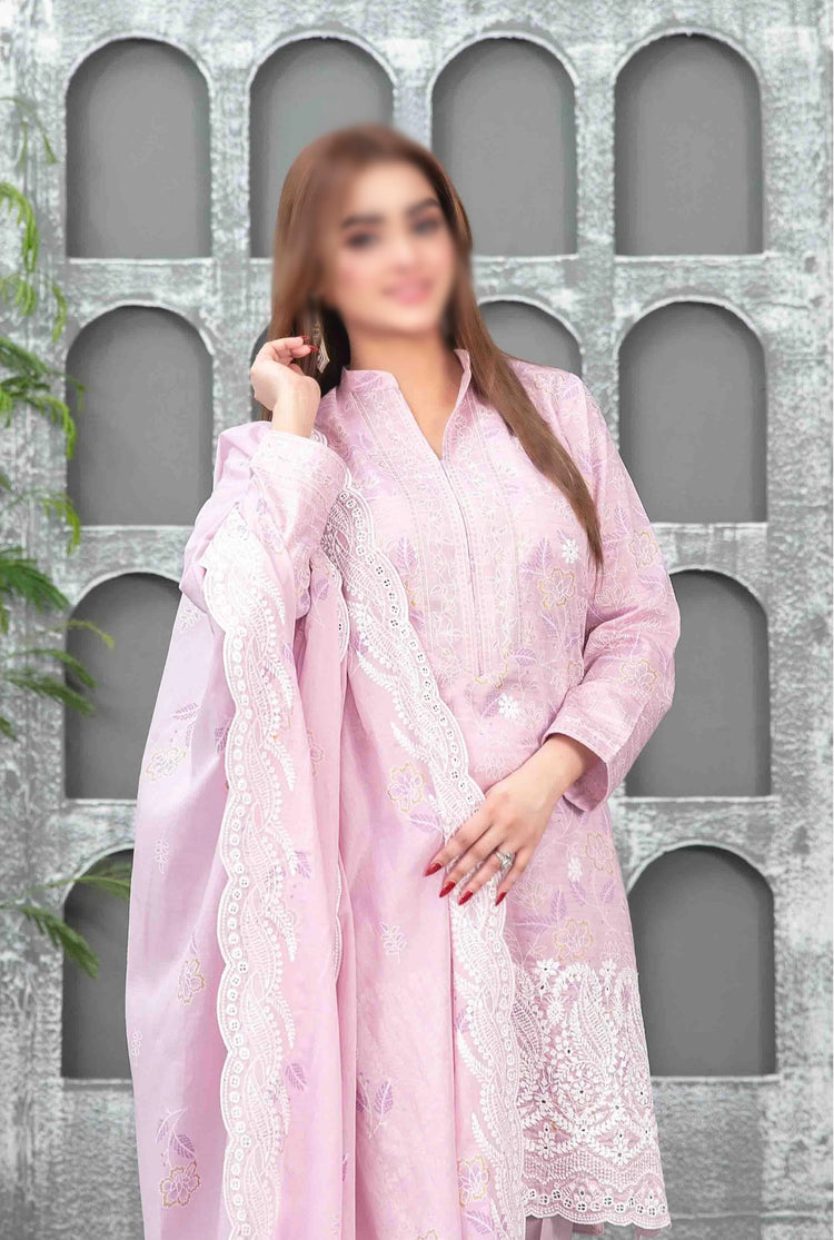 Sameeha Emb Paste Print Cutwork Dupatta By Tawakkal Fab D-1917