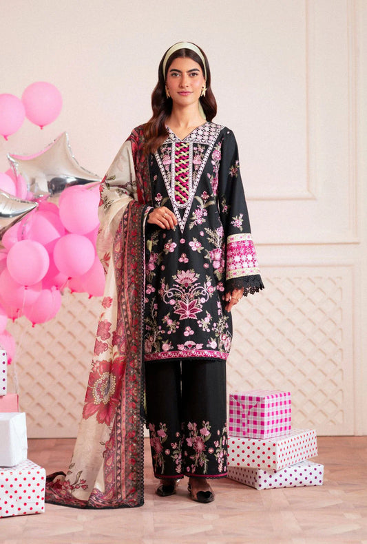 AJR SIGNATURE LAWN UN-STITCHED 3PC| DITSY