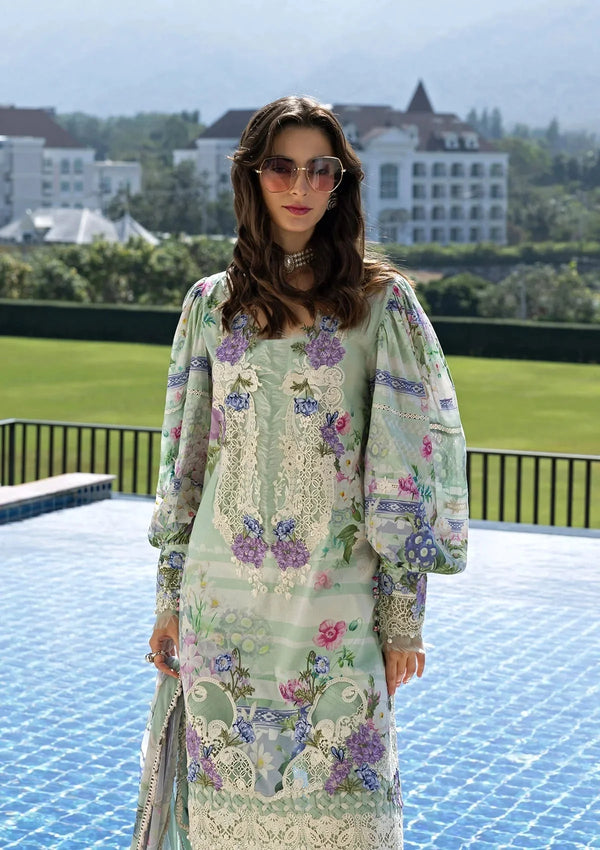 ELAF SIGNATURE EMBROIDERED LAWN 3PC | EVELINE WHISPER