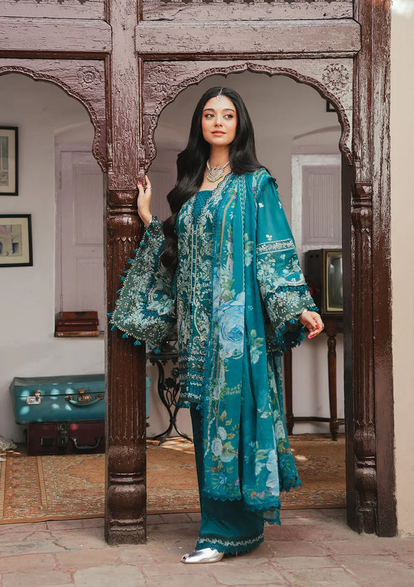 EK FASANA BY KAHF UN-STITCHED 3PC | KLB-5A MORNI