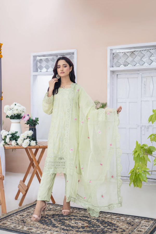 GEORGIA SEMI-STITCHED LAWN BY ZAINAB FAZLANI - SERENE