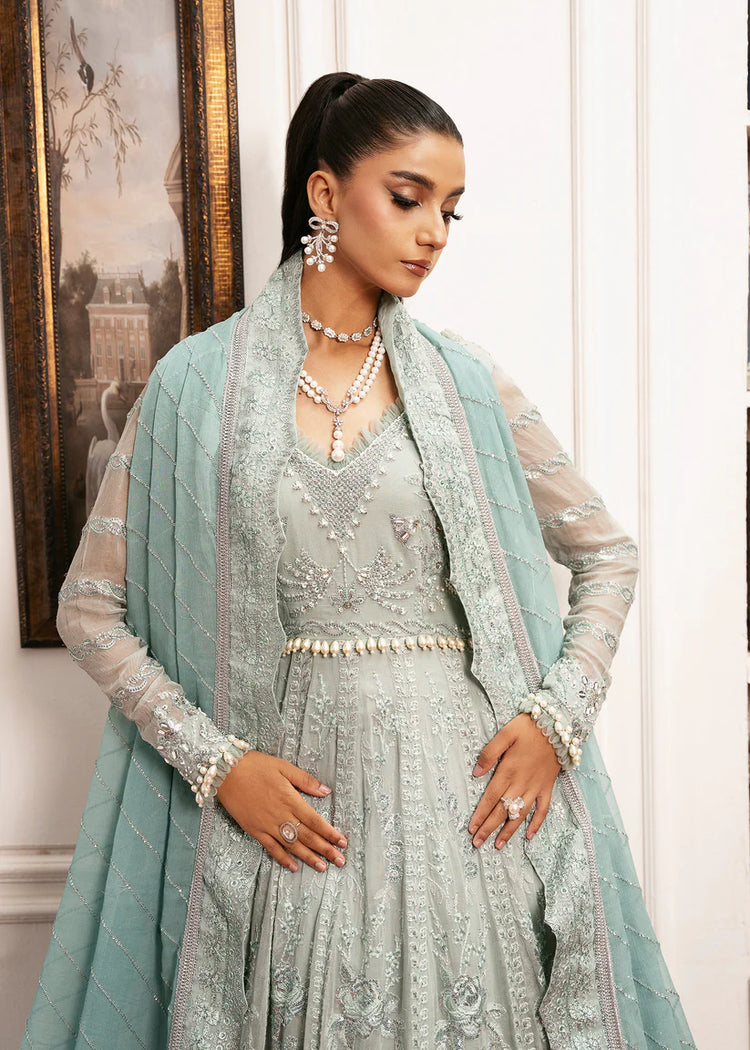 INAYAT ALIF BY AJR LUXURY WEDDING UN-STITCHED 3PC| EQUISITE-ROSE