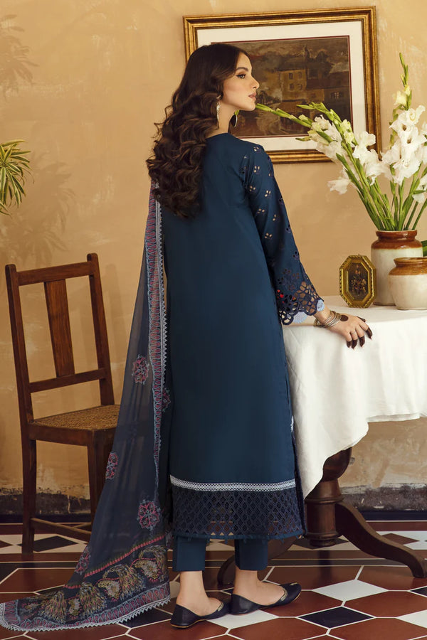 MEENA KUMARI LUXURY CHIKANKARILAWN EID COLLECTIONM BY|| AABYAAN|| NILOFER (AB-02)