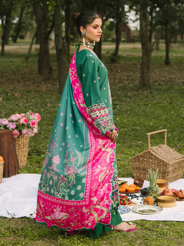 DAHLIA BY MAHNUR LUXURY LAWN STITCHED/D-2A