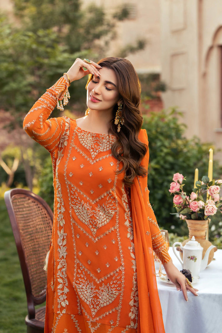 AFSANAY LUXURY CHIFFON UNSTITCHED 3P| BY SHAHZEB - ZEINA