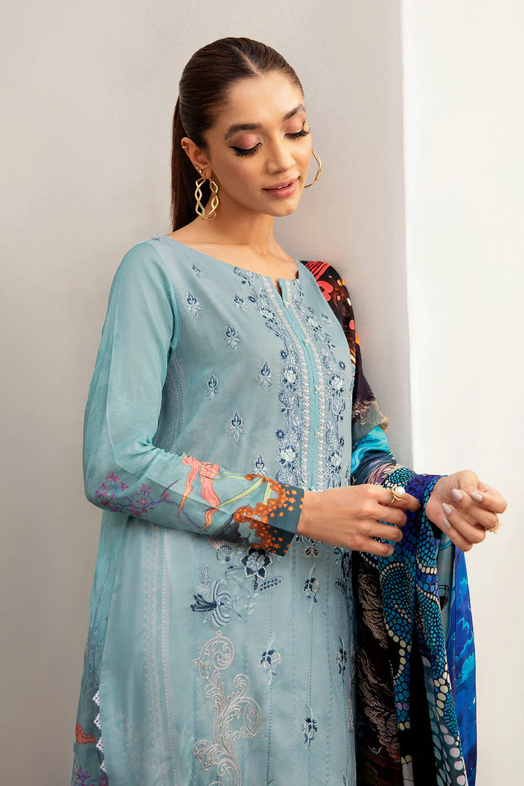 MASHAAL BY RAMSHA LUXURY LAWN-3PC | L-1203