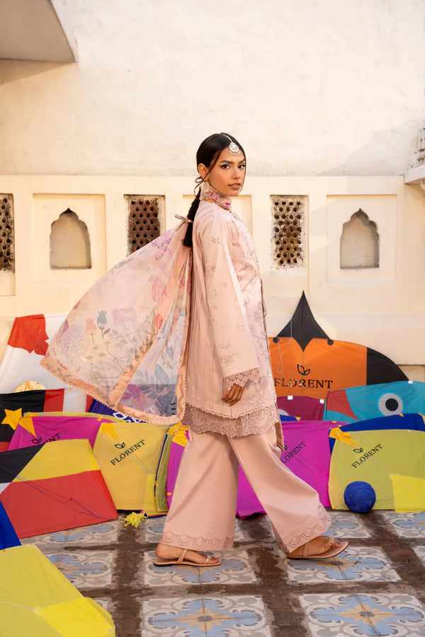 BASANT CHIKANKARI LUXURY BY FLORENT UNSTITCHED| 2026-FBC - 4A