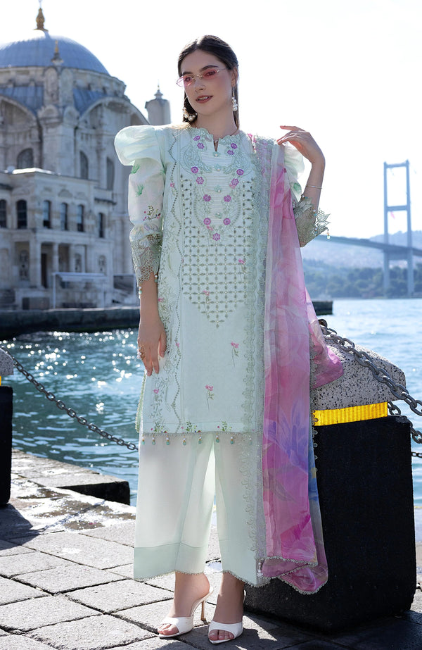SUNSHINE BLOOM BY ALZOHAIB UN-STITCHED 3PC | D-03