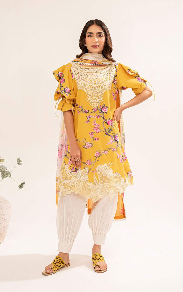 LEIA SUMMER LAWN BY || ASIFA & NABEEL || SARI (LL-02)