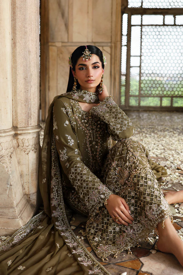 ROMANSIYYAHBY EMAAN | ADEEL UN-STITCHED 3PC | OLIVEA