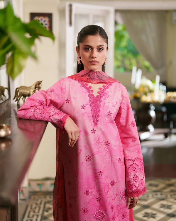 NEESHAY SUMMER LINES PRINTKARI LUXURY LAWN '26-ROSAIRE