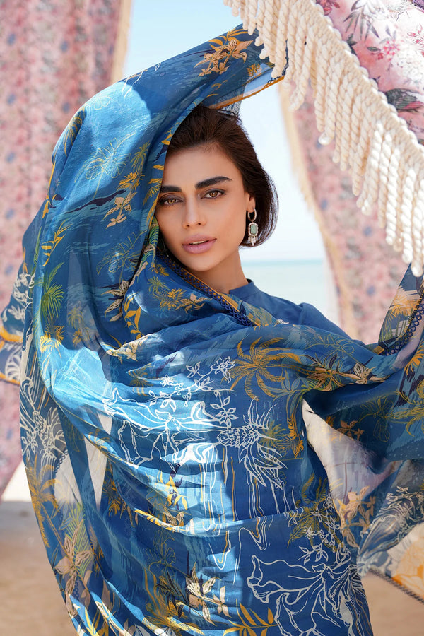 Embroidered Lawn 3 Piece sahar-03