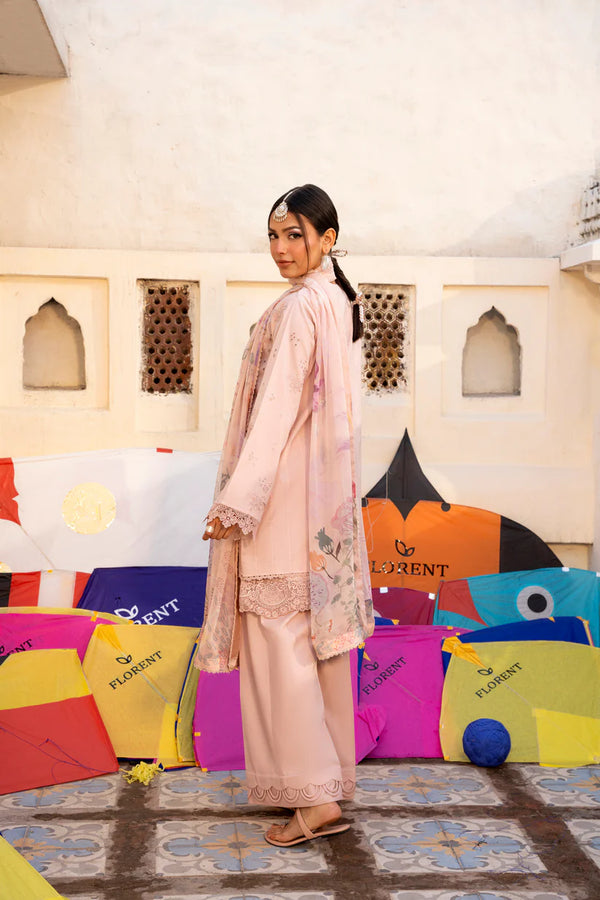 BASANT CHIKANKARI LUXURY BY FLORENT UNSTITCHED| 2026-FBC - 4A