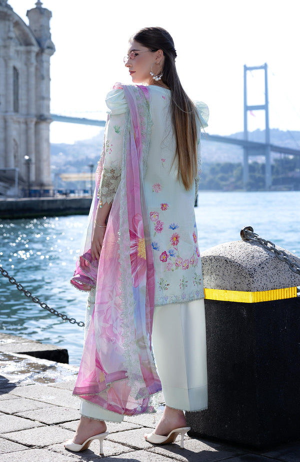 SUNSHINE BLOOM BY ALZOHAIB UN-STITCHED 3PC | D-03