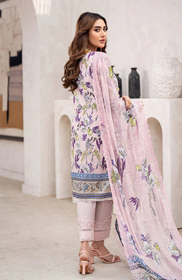 SUNSHINE BLOOM BY ALZOHAIB UN-STITCHED 3PC| D-03