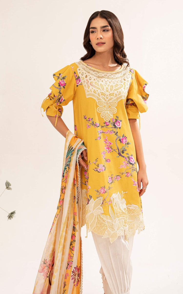 LEIA SUMMER LAWN BY || ASIFA & NABEEL || SARI (LL-02)