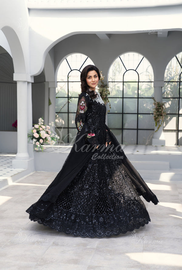 KARMA DIYAR E DIL - CHARCOAL - F-451