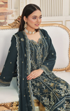 ALISHBA PREMIUM SEMI-STITCHED CHIFFON | D-06