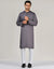 PURPLE COTTON KURTA | JJK-A-32834