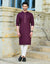 PURPLE BLENDED KURTA | JJK-A-34687