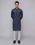 PURPLE COTTON KURTA | JJK-S-34780