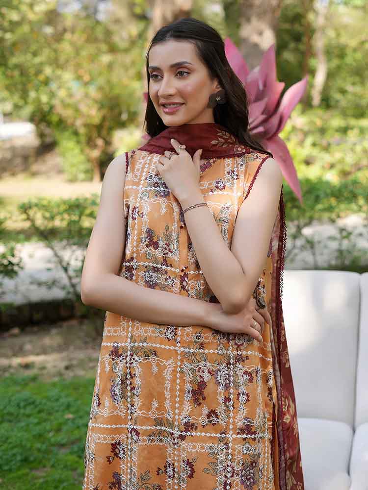 TWINKLING 3-Piece Unstitched Digital Printed Lawn Suit