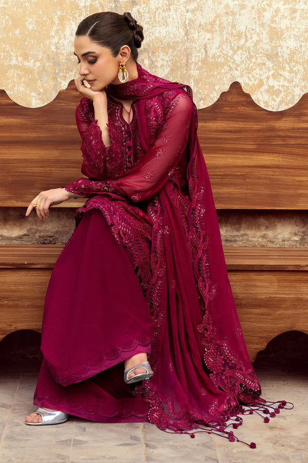 QALAMKAR CHIFFON-25 -WC-02 SIOFE