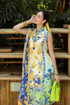 ETHEREAL BLOOM BY ROHEENAZ UN-STITCHED 3PC | Celora