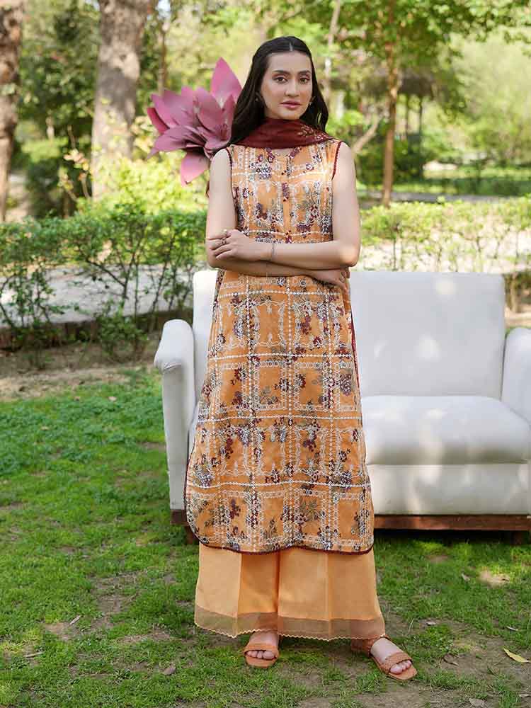 TWINKLING 3-Piece Unstitched Digital Printed Lawn Suit