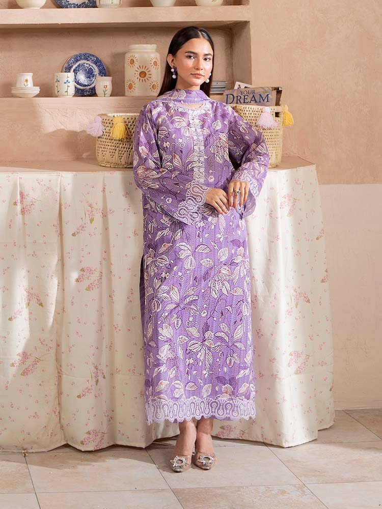 SAYA BY BRENISH UN-STITCHED LAWN | D-07