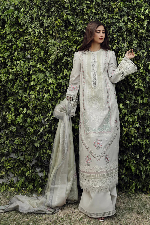 QALAMKAR FESTIVE UN-STICHED 3PC| PS-11