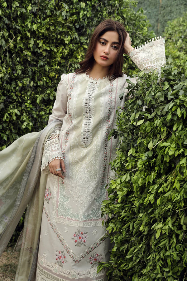 QALAMKAR FESTIVE UN-STICHED 3PC| PS-11