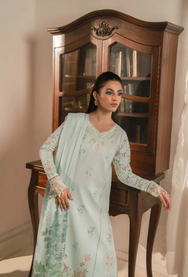 MEHRMAA BY HUMDUM UN-STITCHED 3PC | D09 Sabeen