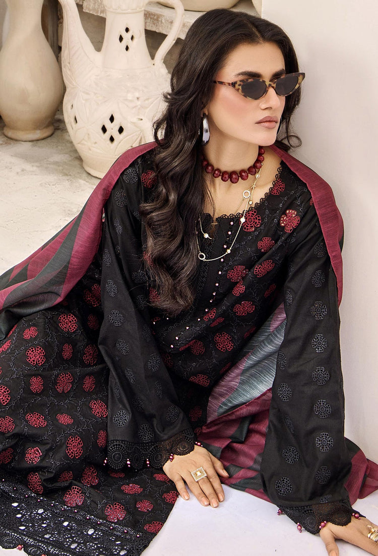 ALORA SCHIFFLI BY ADAN'S LIBAS UN-STITCHED LAWN 2025' D-02