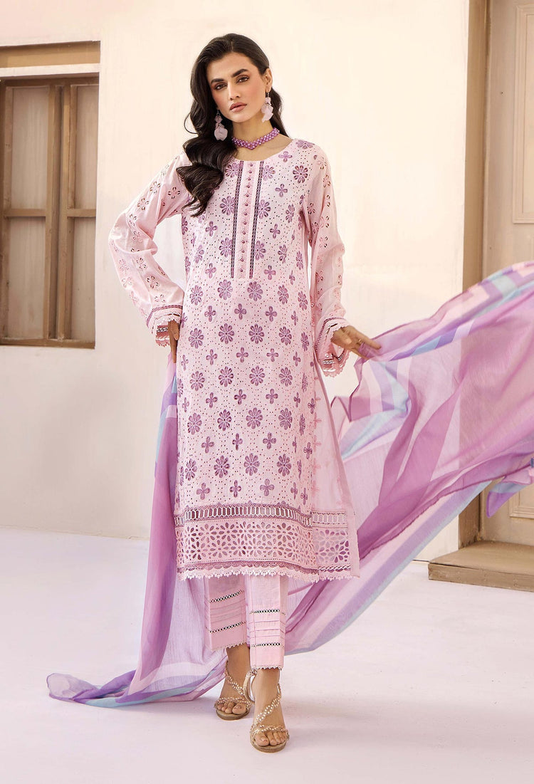 ALORA SCHIFFLI BY ADAN'S LIBAS UN-STITCHED LAWN 2025' D-05