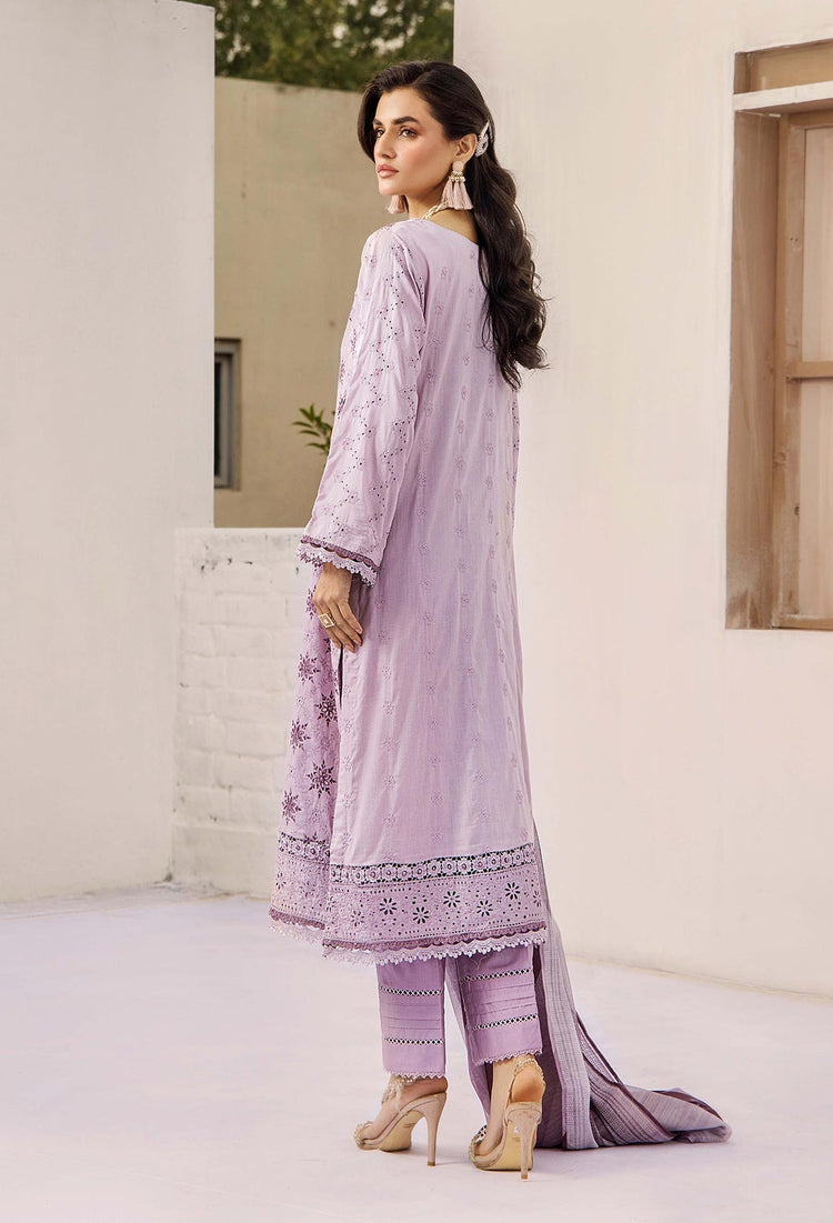 ALORA SCHIFFLI BY ADAN'S LIBAS UN-STITCHED LAWN 2025' D-07