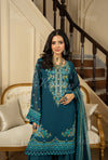 ROOHI KARMA- Teal Blue