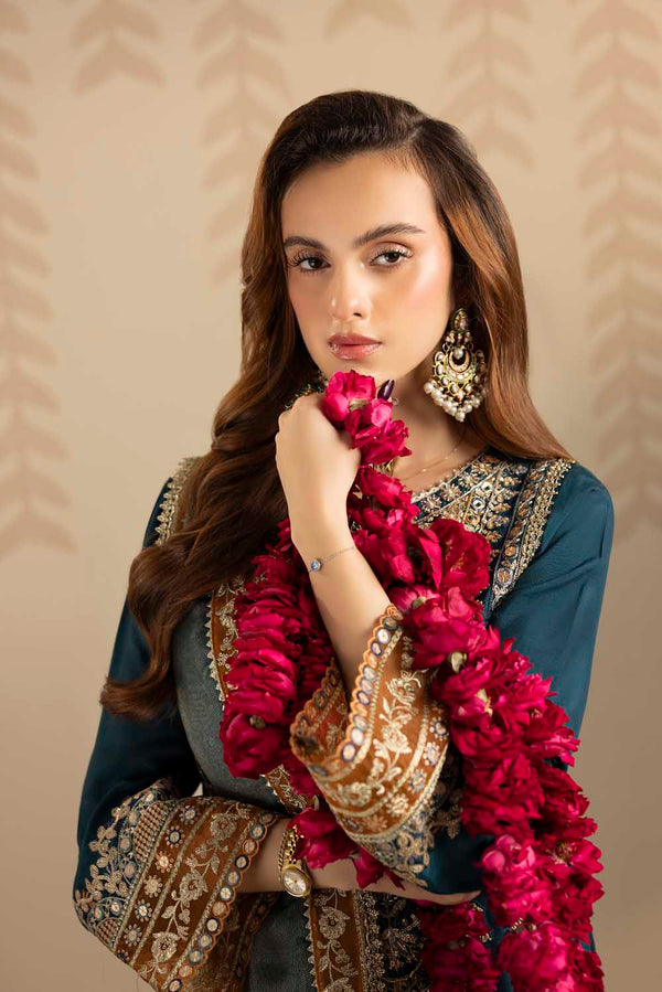 ZARDOZI SILK- SAPPHIRE