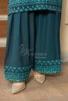 ROOHI KARMA- Teal Blue