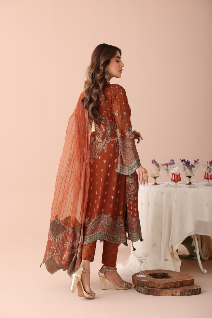 ZINNIA BY NOOR'S LUXURY CHIFFON | D-01