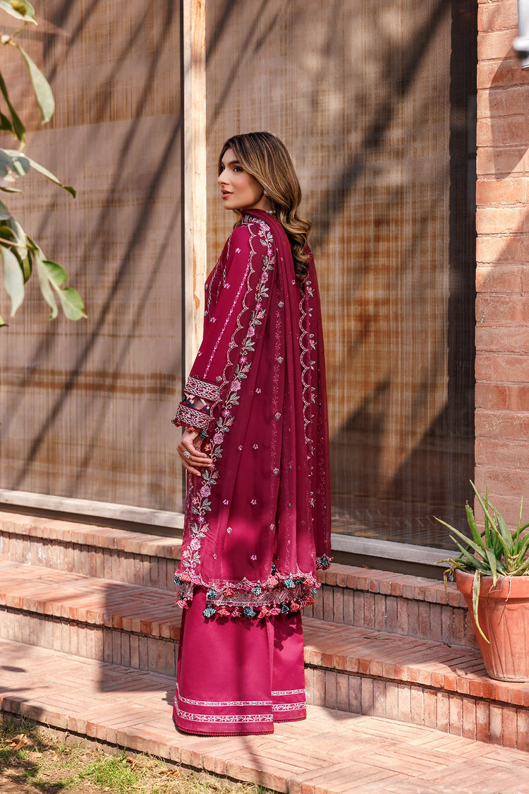 KAAVISH FESTIVE LAWN BY FARASHA|GARNET GLAM