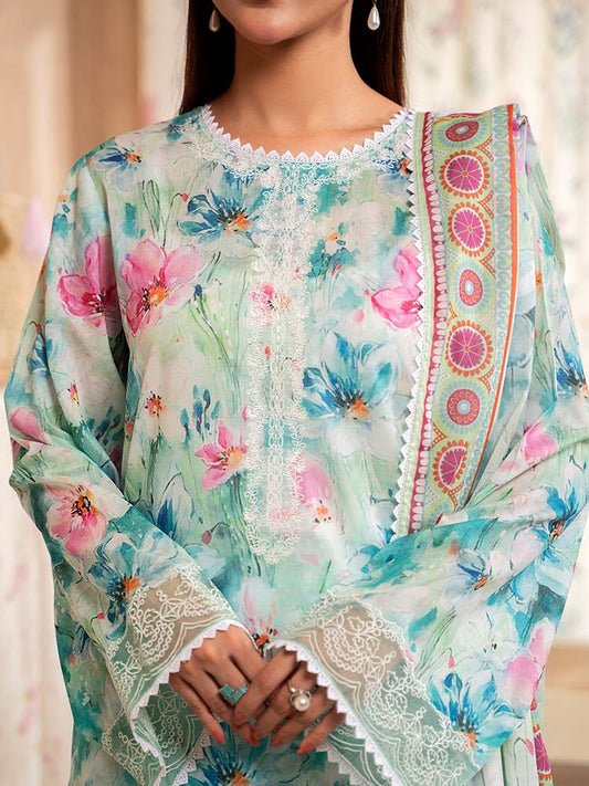 SAYA BY BRENISH UN-STITCHED LAWN | D-12