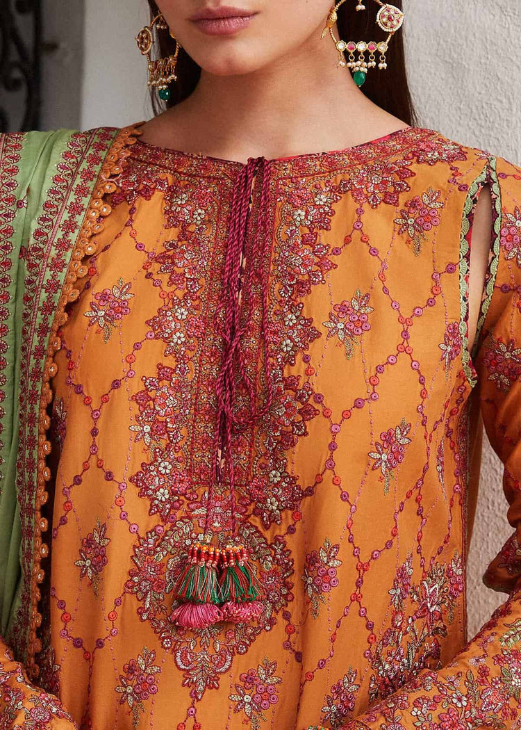 HUSSAIN REHAR LUXURY LAWN| UNSTITCHED 3PC| AMIRA