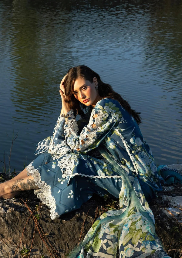 ELAF SIGNATURE EMBROIDERED LAWN 3PC | ENCHANTRESS