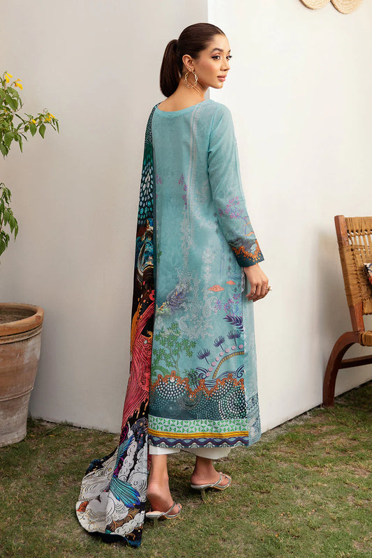 MASHAAL BY RAMSHA LUXURY LAWN-3PC | L-1203